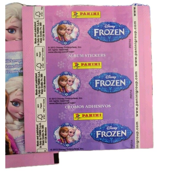 Panini Disney Frozen Album Stickers 10 Packs of 7 each 70 Total 2013 Collectible - Picture 3 of 3